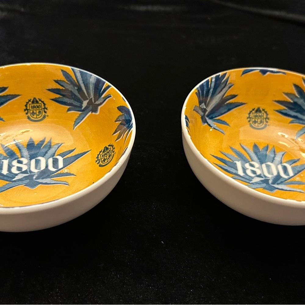 1800 Tequila Limited Edition Bowls with Agave Design
